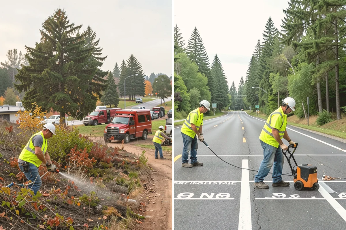 Parking Lot Paving in Edmonds, Snohomish County, WA - Grade and build the base to the design section