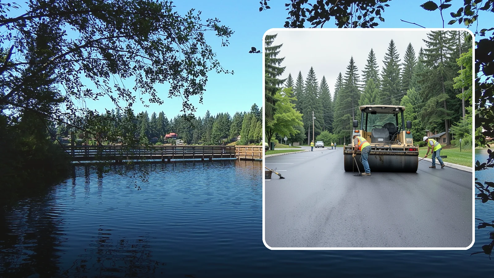 Parking Lot Paving in Federal Way, King County, WA - Full-depth and overlay paving for municipal parking lots at facilities, parks, and transit sites.