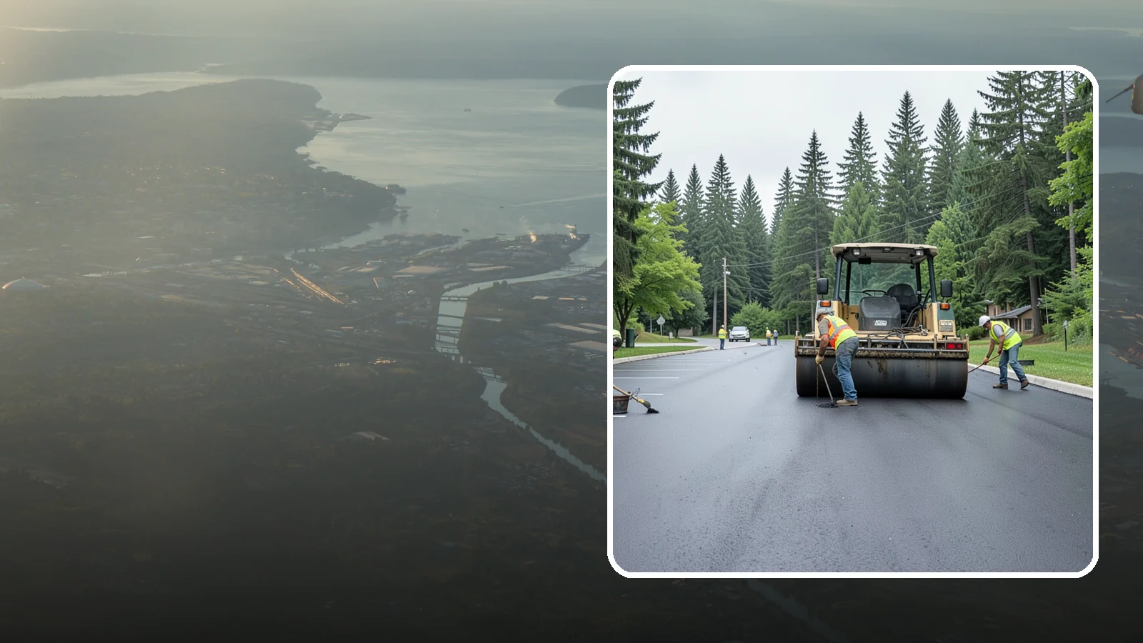 Parking Lot Paving in Fife, Pierce County, WA - Full-depth and overlay paving for municipal parking lots at facilities, parks, and transit sites.