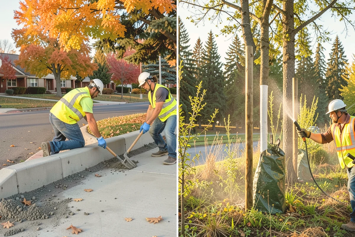 Parking Lot Paving in Fife, Pierce County, WA - Grade and build the base to the design section