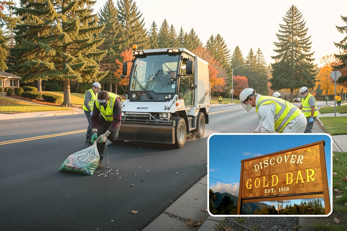 Parking Lot Paving in Gold Bar, Snohomish County, WA - Engineered section sized to actual lot traffic