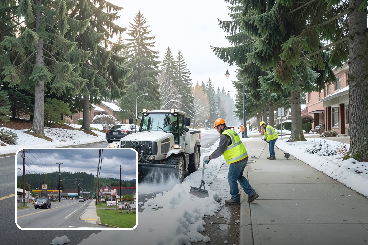 Parking Lot Paving in Granite Falls, Snohomish County, WA - Engineered section sized to actual lot traffic