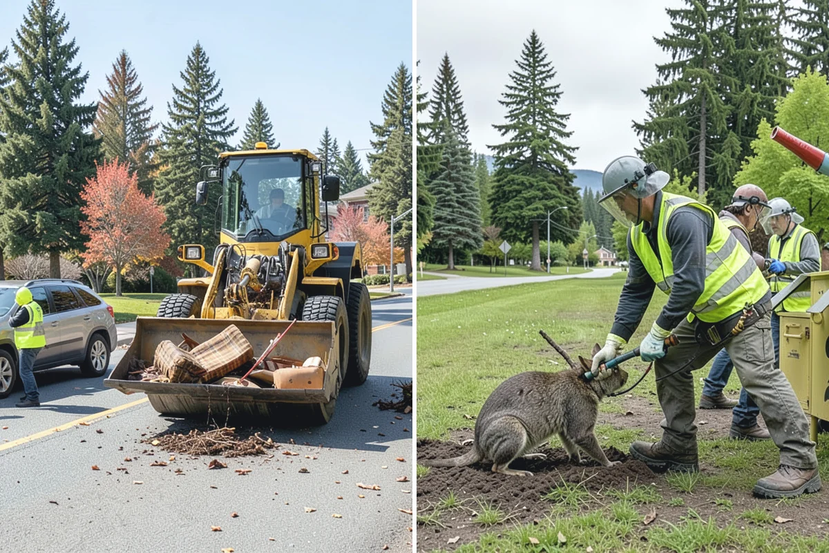 Parking Lot Paving in Granite Falls, Snohomish County, WA - Grade and build the base to the design section