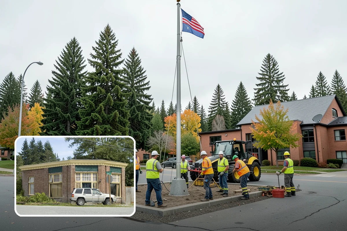 Parking Lot Paving in Hamilton, Skagit County, WA - Engineered section sized to actual lot traffic