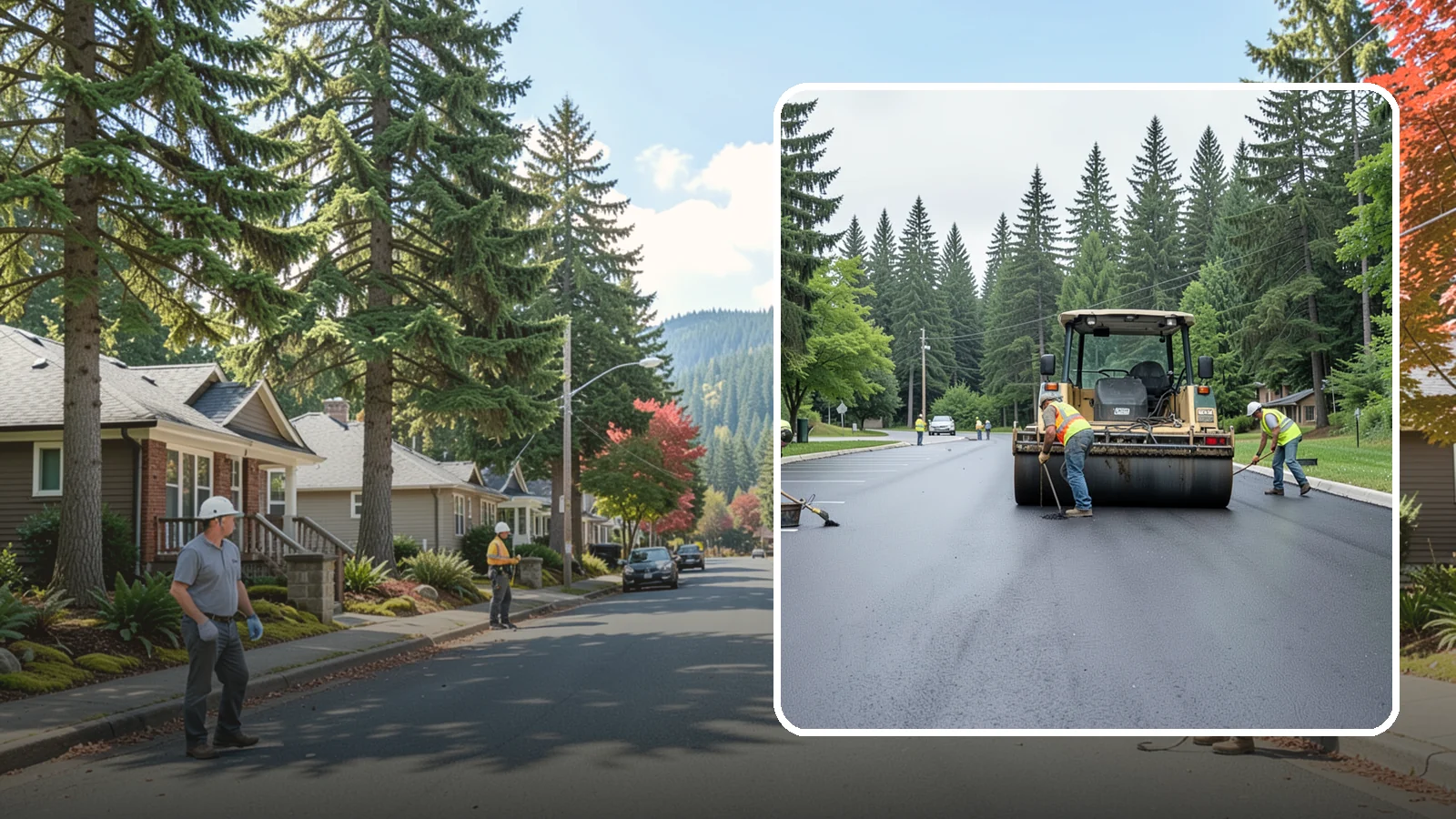 Parking Lot Paving in Hunts Point, King County, WA - Full-depth and overlay paving for municipal parking lots at facilities, parks, and transit sites.