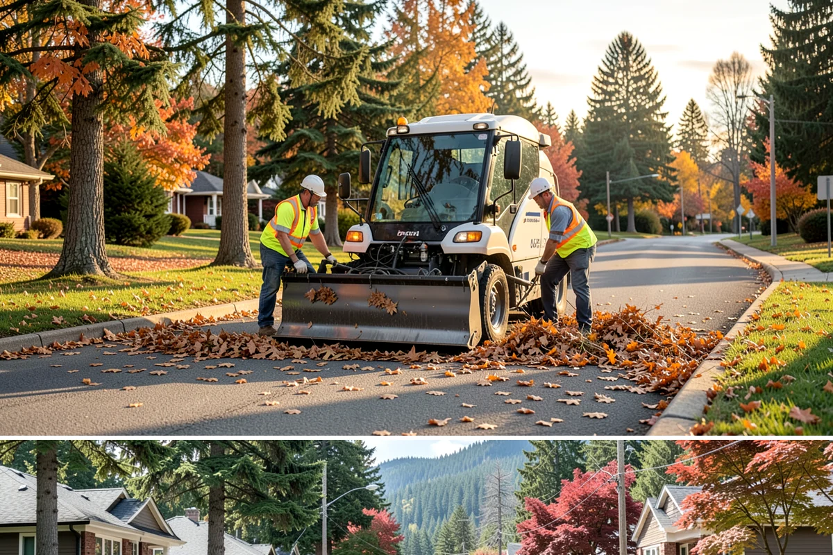 Parking Lot Paving in Hunts Point, King County, WA - Lot paving is scheduled in summer to secure the dry, warm weather that quality compaction requires.
