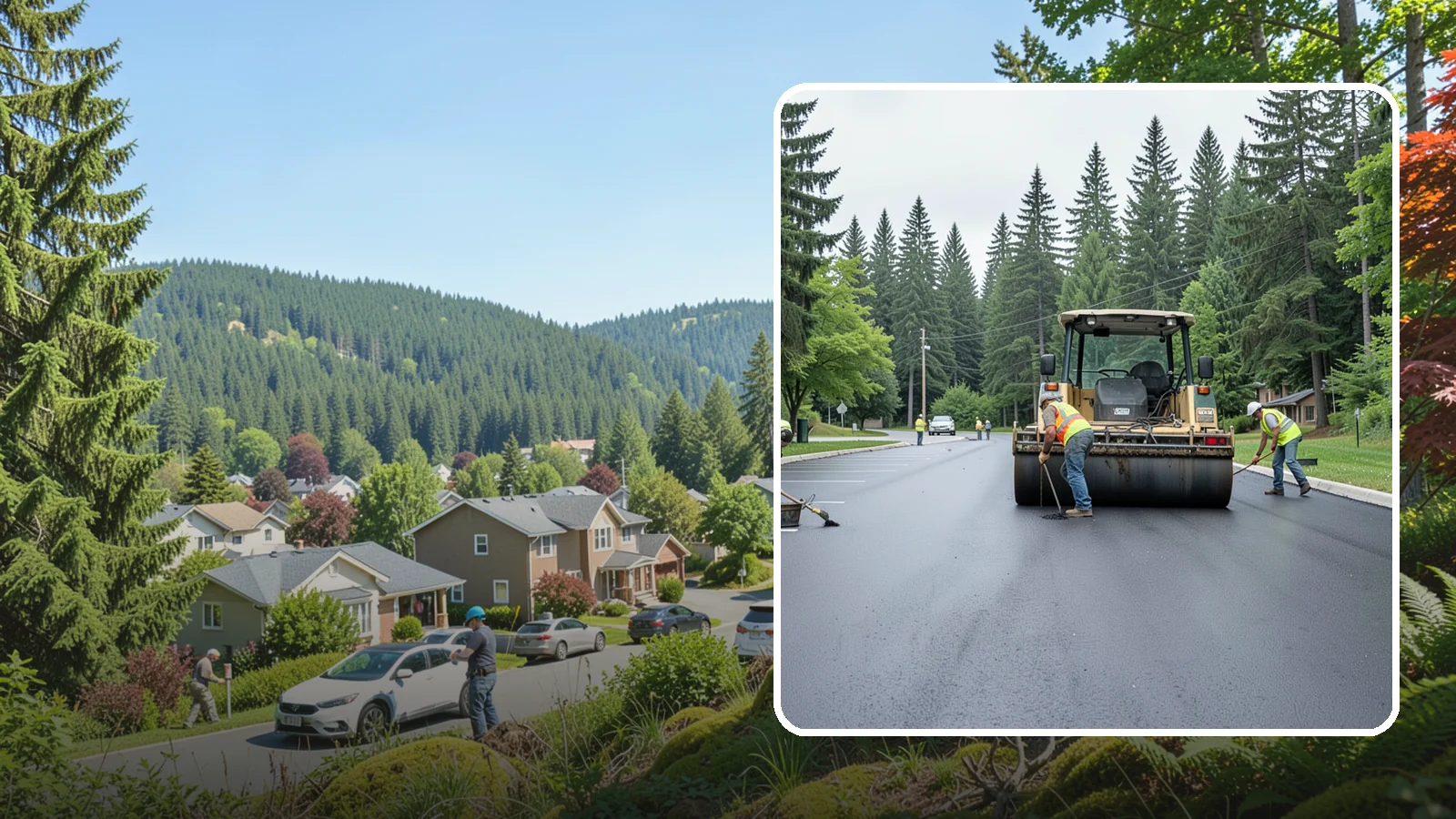 Parking Lot Paving in Index, Snohomish County, WA - Full-depth and overlay paving for municipal parking lots at facilities, parks, and transit sites.