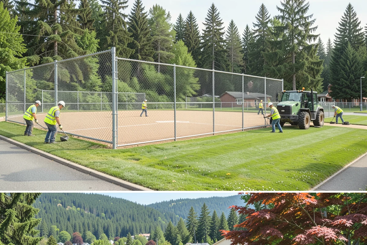 Parking Lot Paving in Index, Snohomish County, WA - Lot paving is scheduled in summer to secure the dry, warm weather that quality compaction requires.
