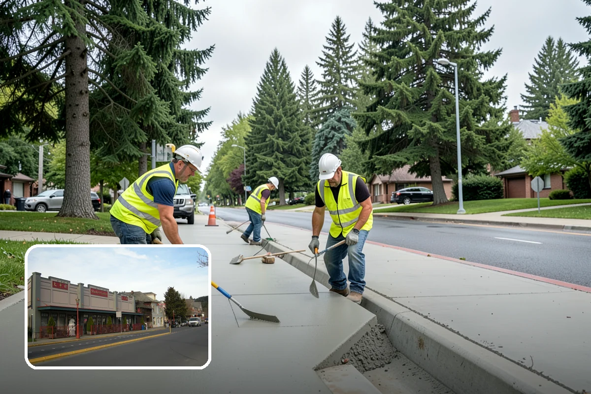 Parking Lot Paving in Issaquah, King County, WA - Engineered section sized to actual lot traffic