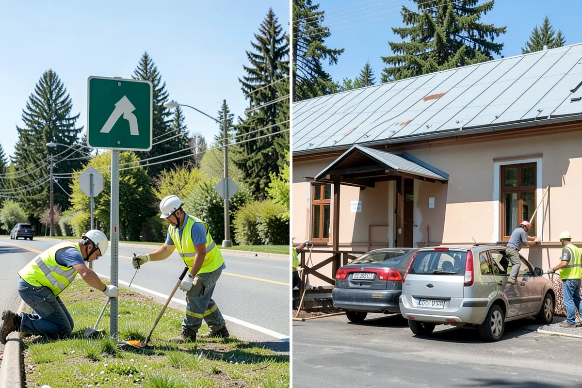 Parking Lot Paving in Kenmore, King County, WA - Grade and build the base to the design section