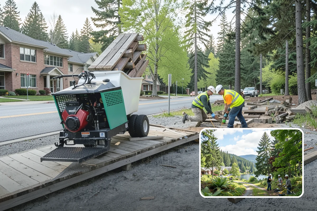 Parking Lot Paving in Lake Forest Park, King County, WA - Engineered section sized to actual lot traffic