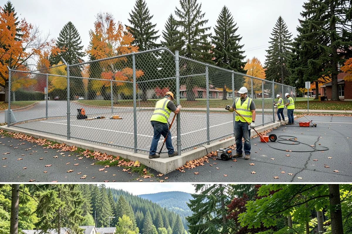 Parking Lot Paving in Lake Forest Park, King County, WA - Lot paving is scheduled in summer to secure the dry, warm weather that quality compaction requires.