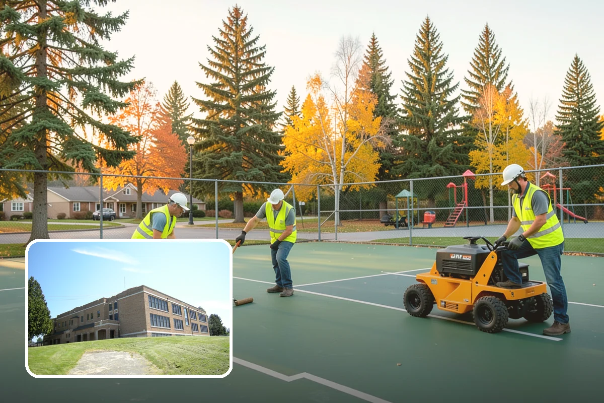 Parking Lot Paving in Maple Valley, King County, WA - Engineered section sized to actual lot traffic