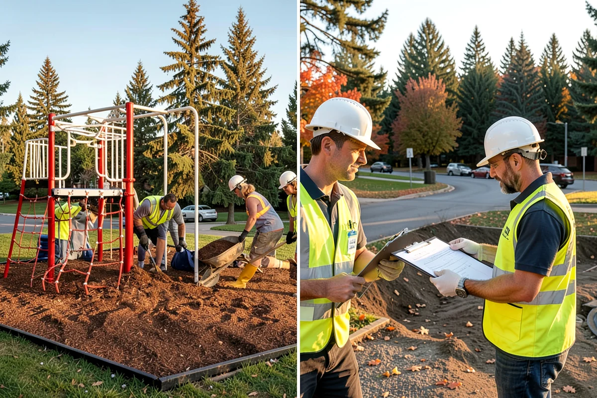 Parking Lot Paving in Maple Valley, King County, WA - Grade and build the base to the design section