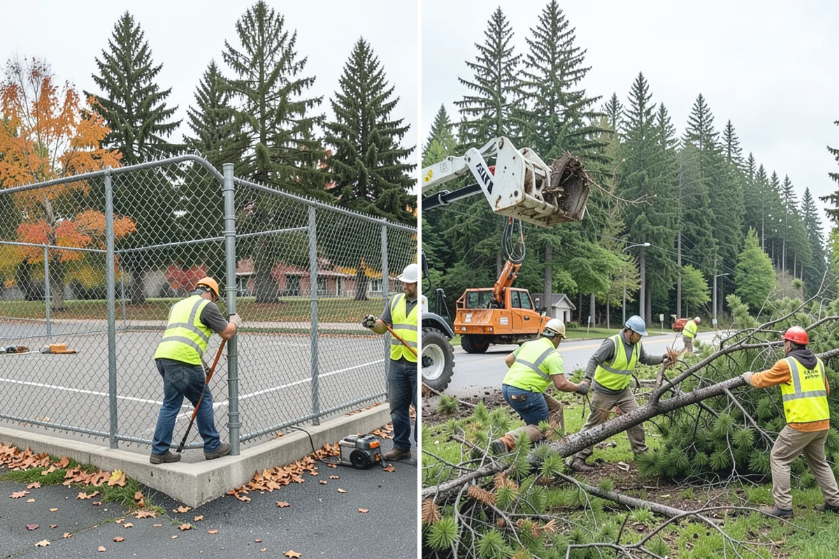 Parking Lot Paving in Medina, King County, WA - Grade and build the base to the design section