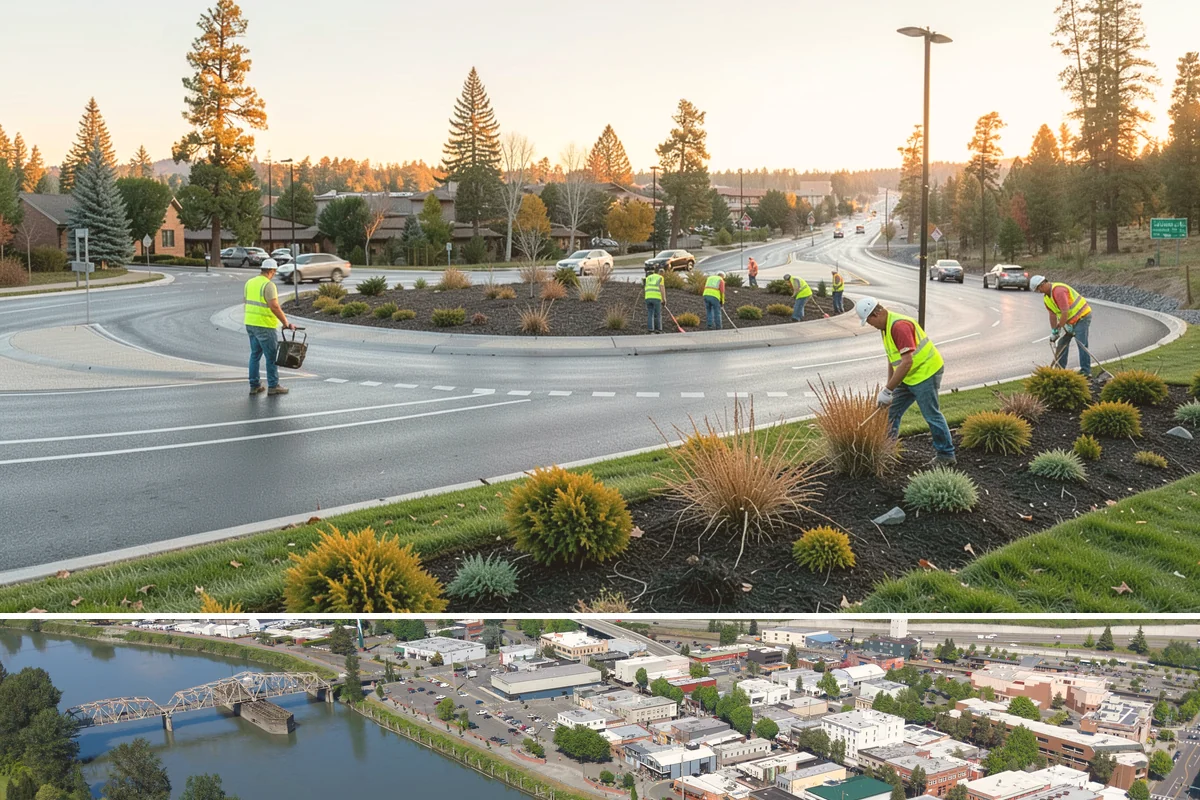 Parking Lot Paving in Mount Vernon, Skagit County, WA - Lot paving is scheduled in summer to secure the dry, warm weather that quality compaction requires.