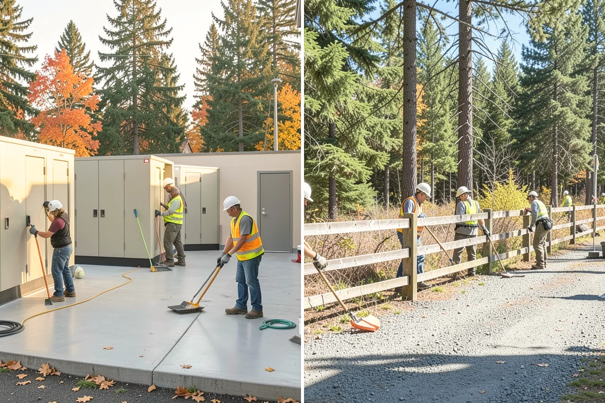 Parking Lot Paving in Mountlake Terrace, Snohomish County, WA - Grade and build the base to the design section