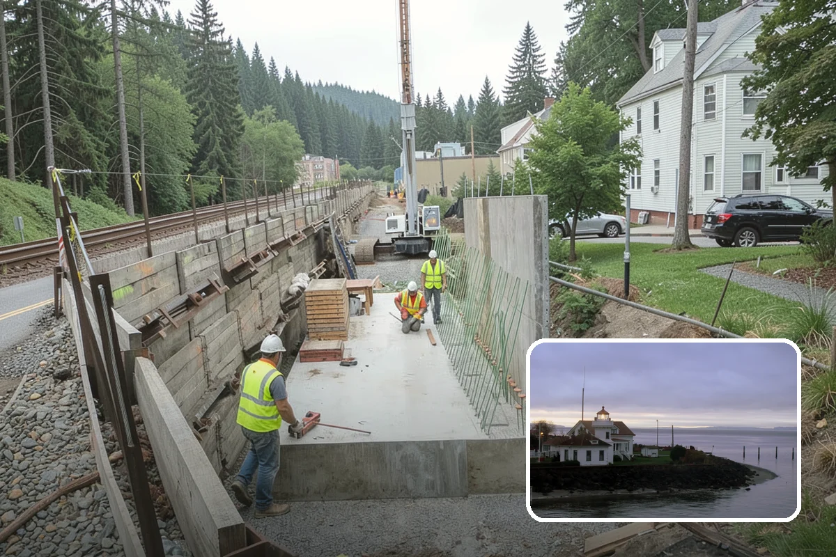 Parking Lot Paving in Mukilteo, Snohomish County, WA - Engineered section sized to actual lot traffic