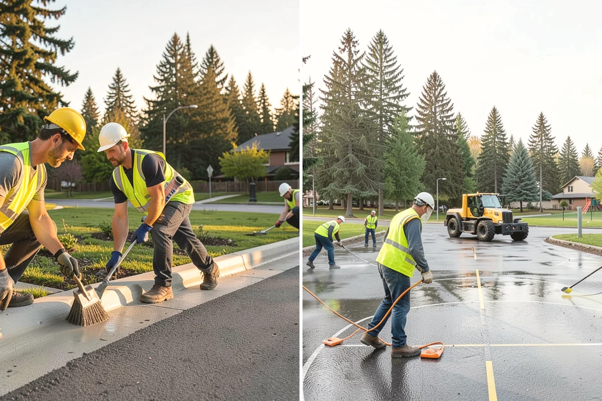 Parking Lot Paving in Mukilteo, Snohomish County, WA - Grade and build the base to the design section