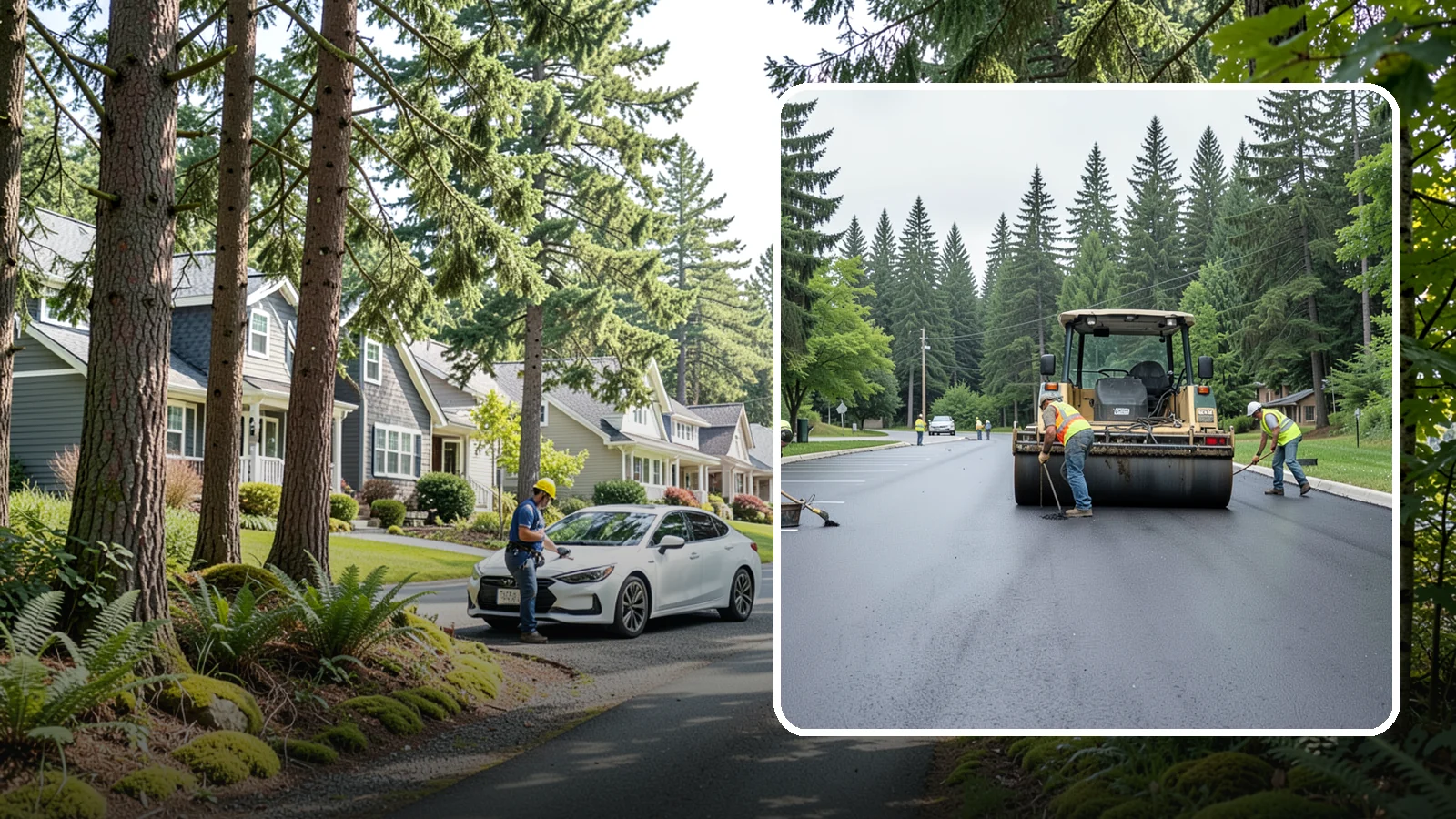 Parking Lot Paving in Normandy Park, King County, WA - Full-depth and overlay paving for municipal parking lots at facilities, parks, and transit sites.