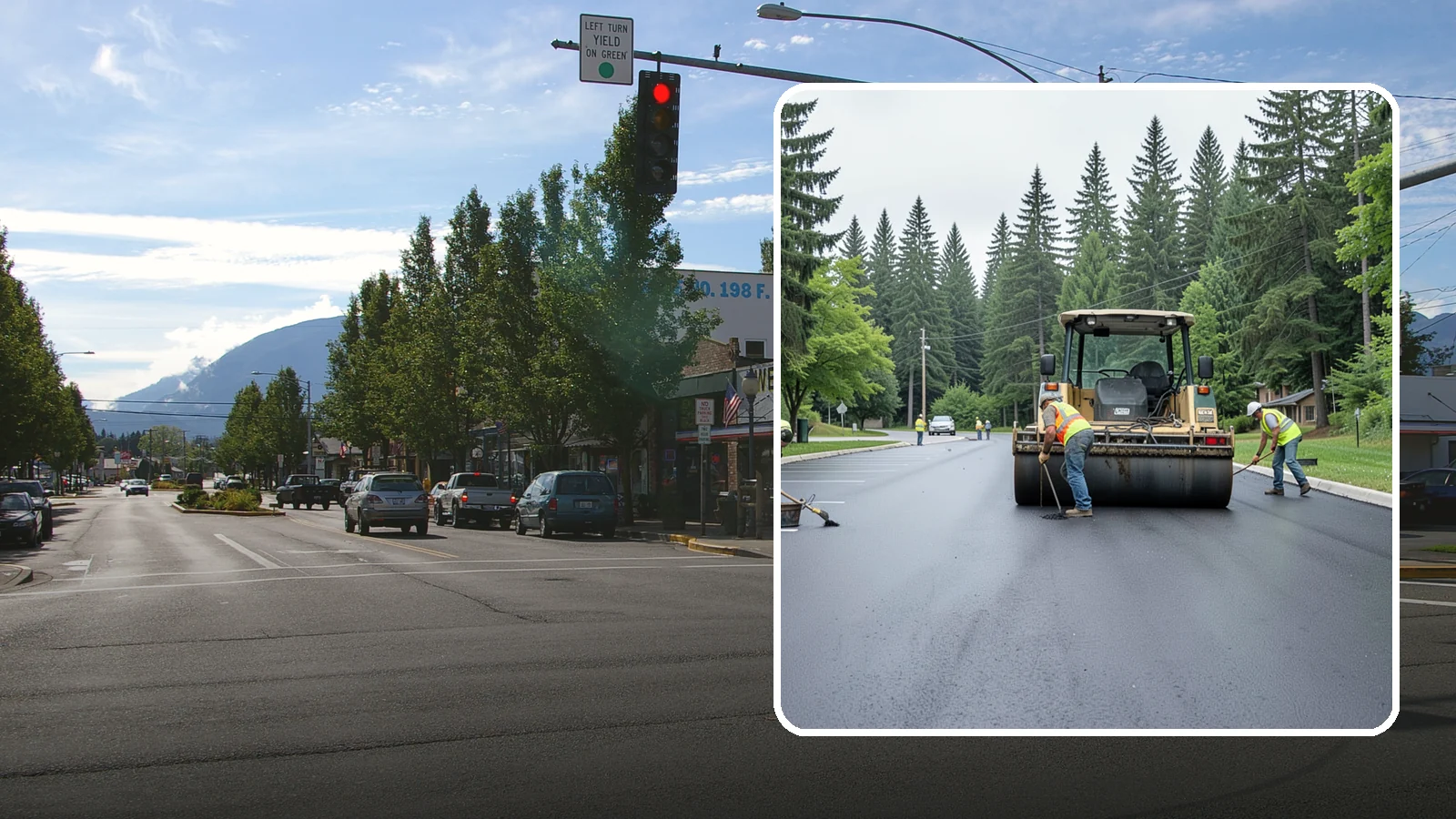 Parking Lot Paving in North Bend, King County, WA - Full-depth and overlay paving for municipal parking lots at facilities, parks, and transit sites.