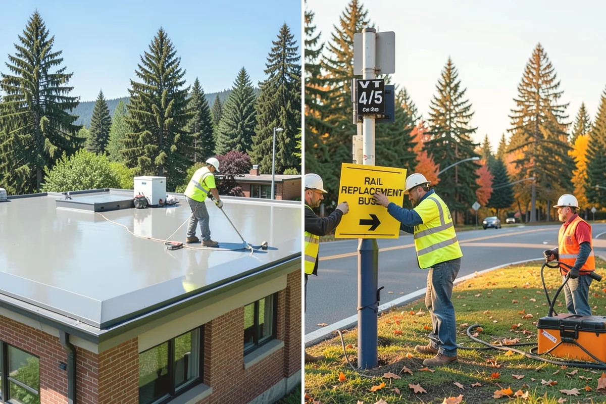 Parking Lot Paving in North Bend, King County, WA - Grade and build the base to the design section