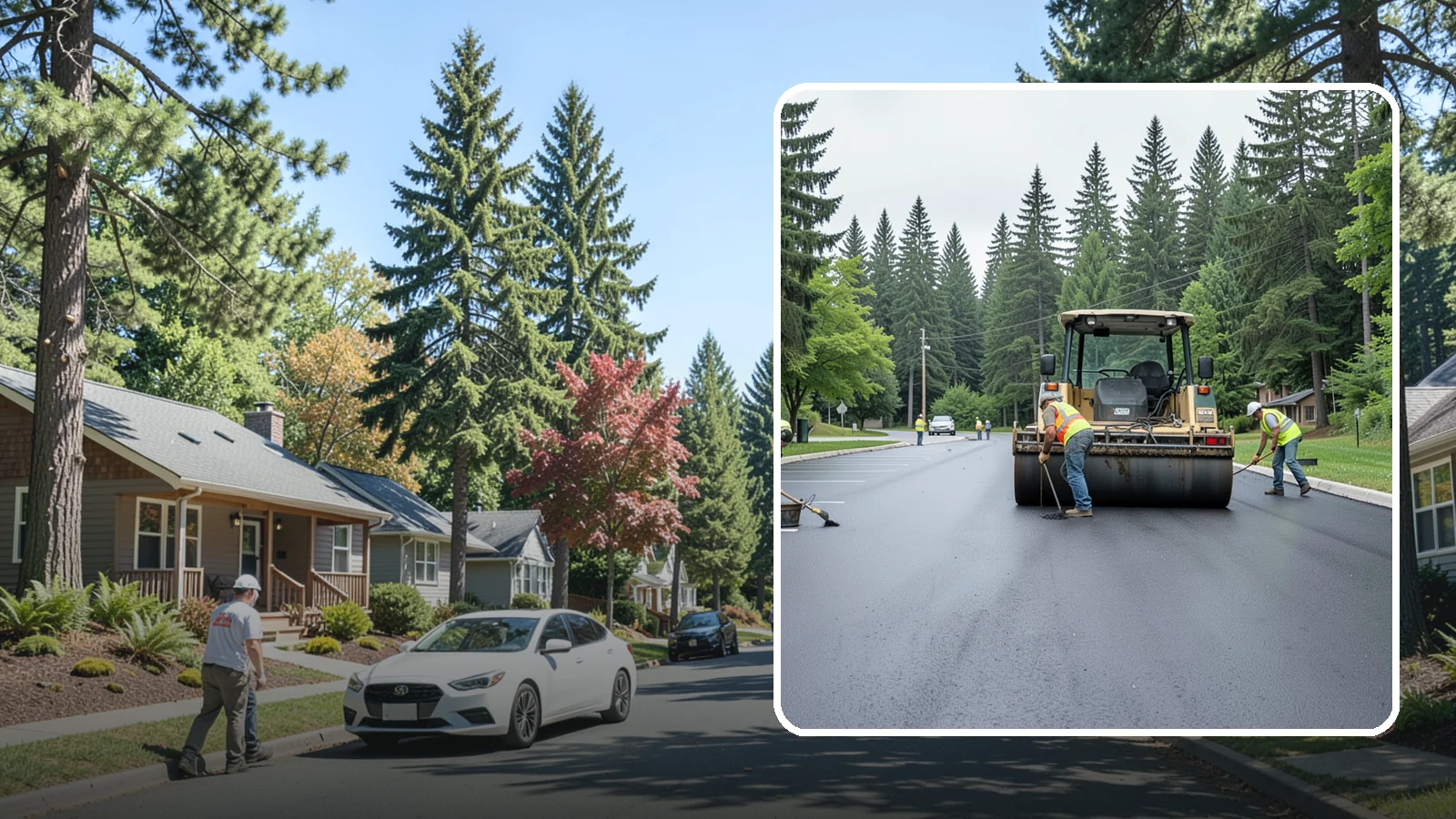 Parking Lot Paving in Orting, Pierce County, WA - Full-depth and overlay paving for municipal parking lots at facilities, parks, and transit sites.