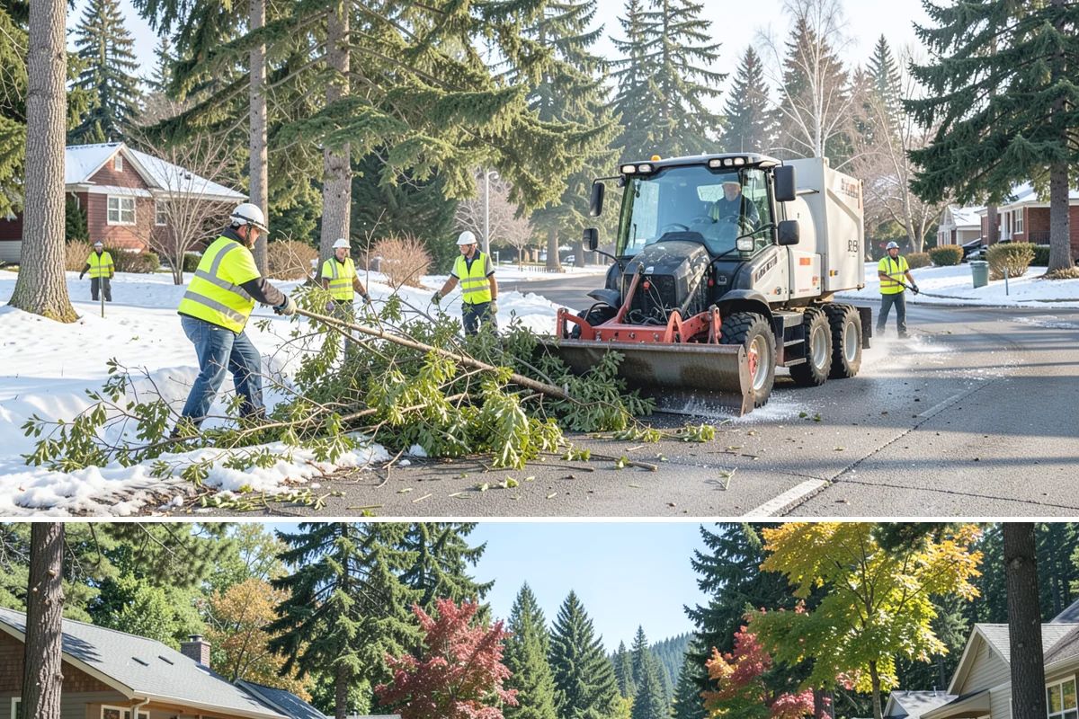 Parking Lot Paving in Orting, Pierce County, WA - Lot paving is scheduled in summer to secure the dry, warm weather that quality compaction requires.