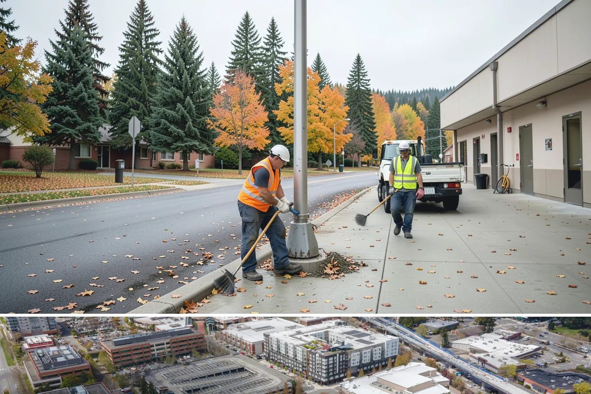 Parking Lot Paving in Redmond, King County, WA - Lot paving is scheduled in summer to secure the dry, warm weather that quality compaction requires.