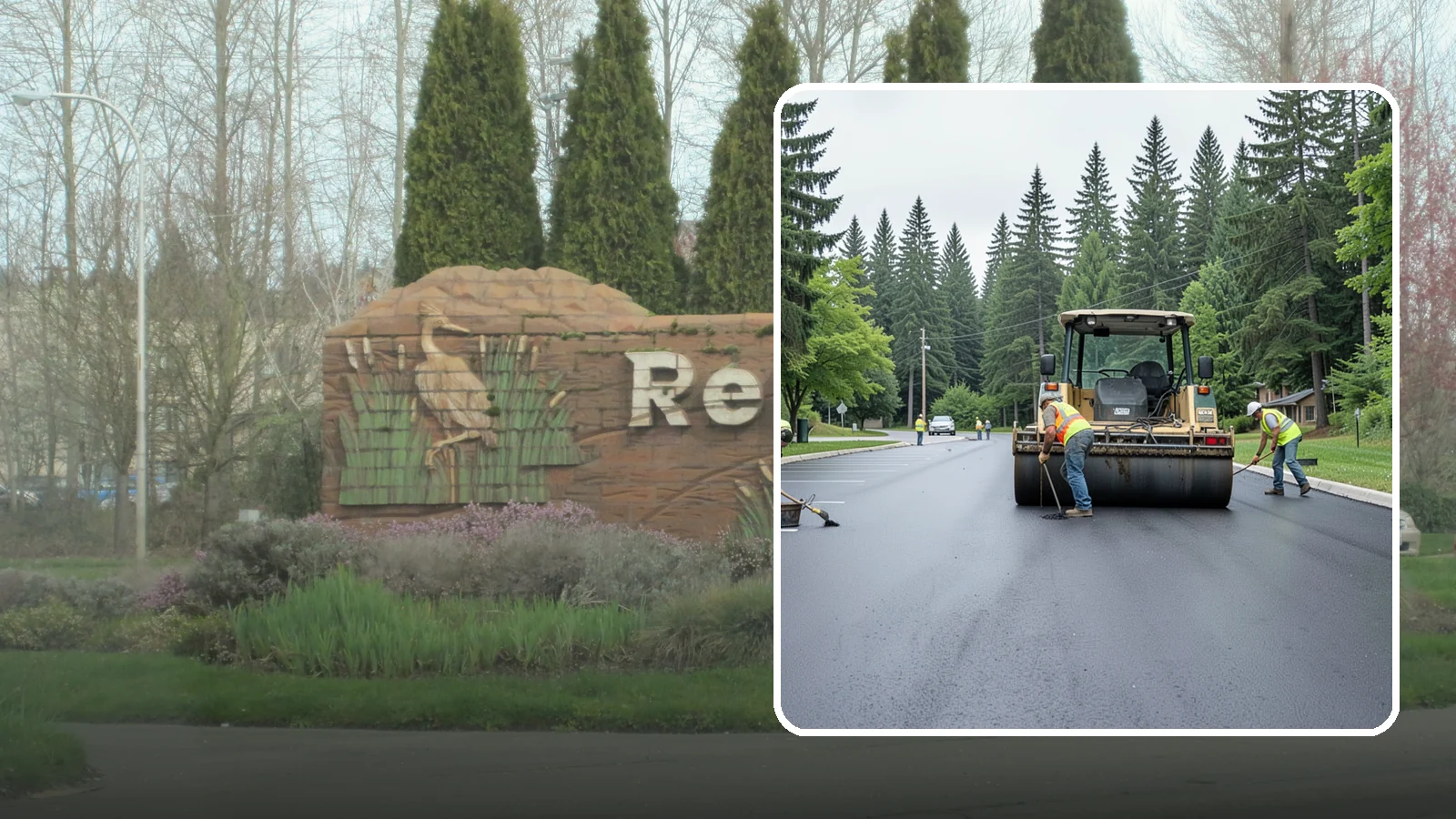 Parking Lot Paving in Renton, King County, WA - Full-depth and overlay paving for municipal parking lots at facilities, parks, and transit sites.