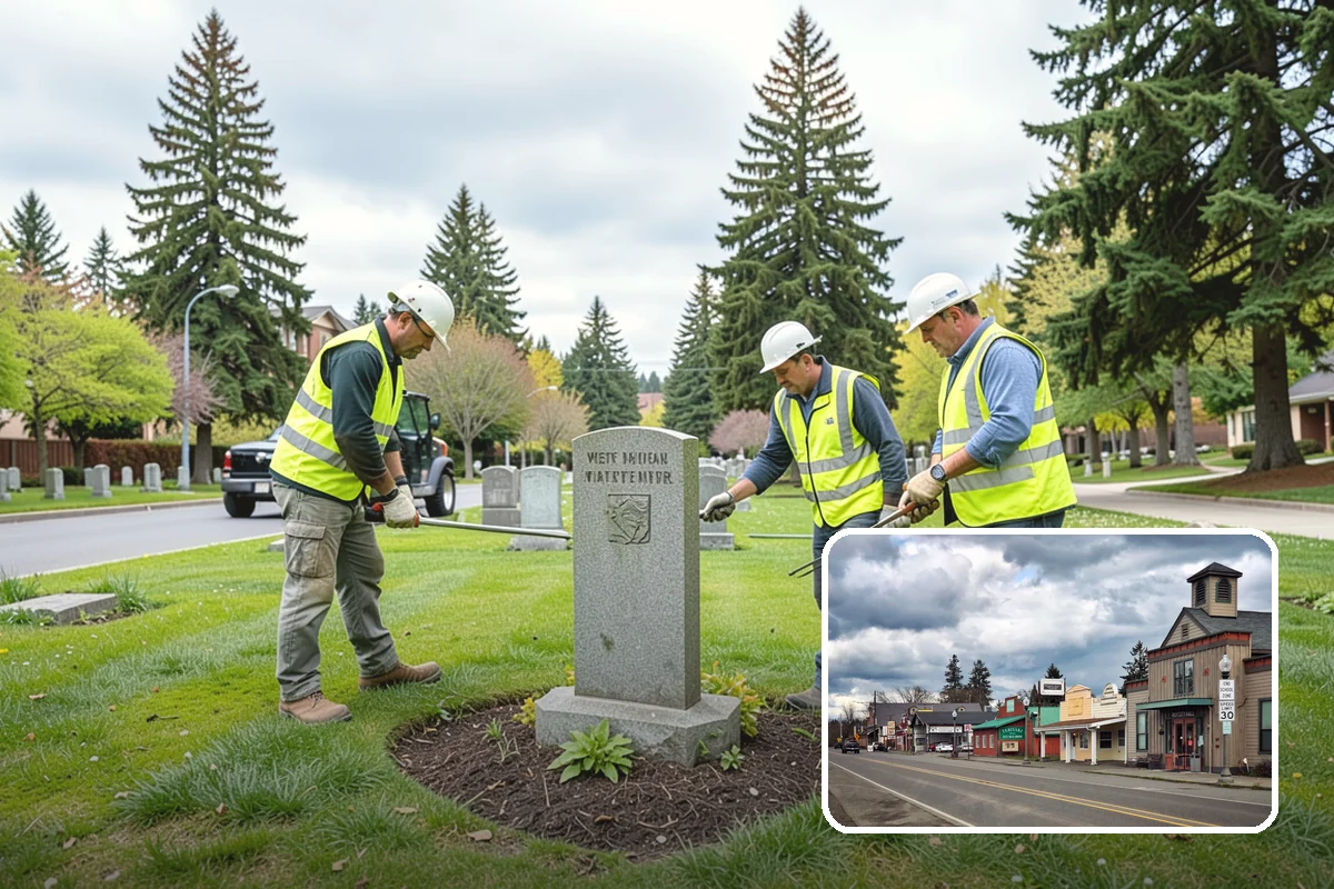 Parking Lot Paving in Roy, Pierce County, WA - Engineered section sized to actual lot traffic