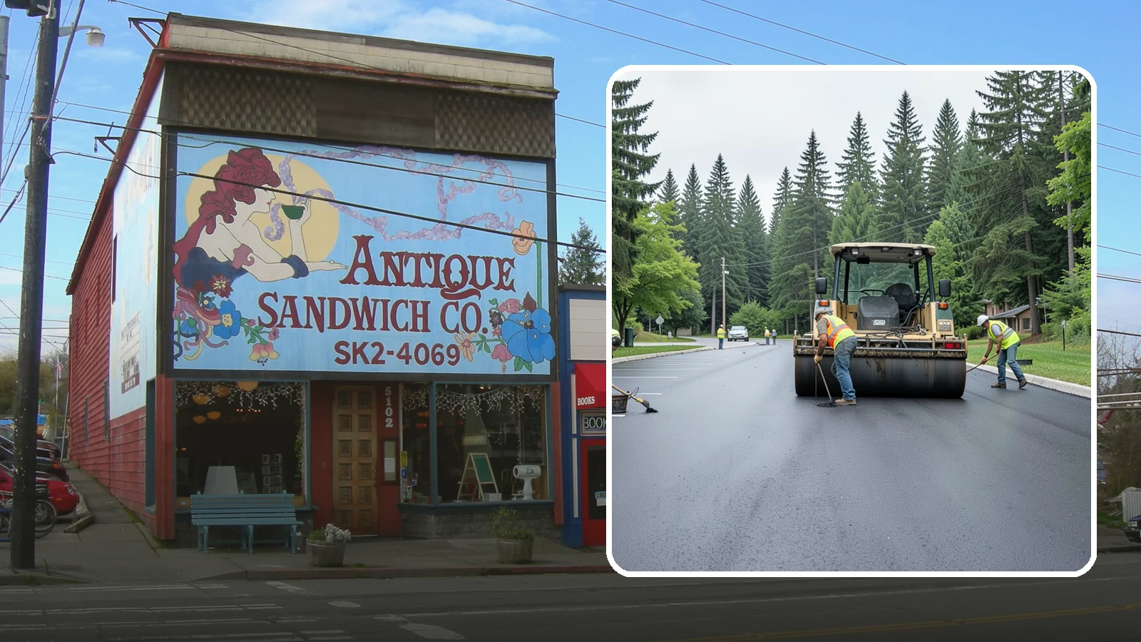Parking Lot Paving in Ruston, Pierce County, WA - Full-depth and overlay paving for municipal parking lots at facilities, parks, and transit sites.