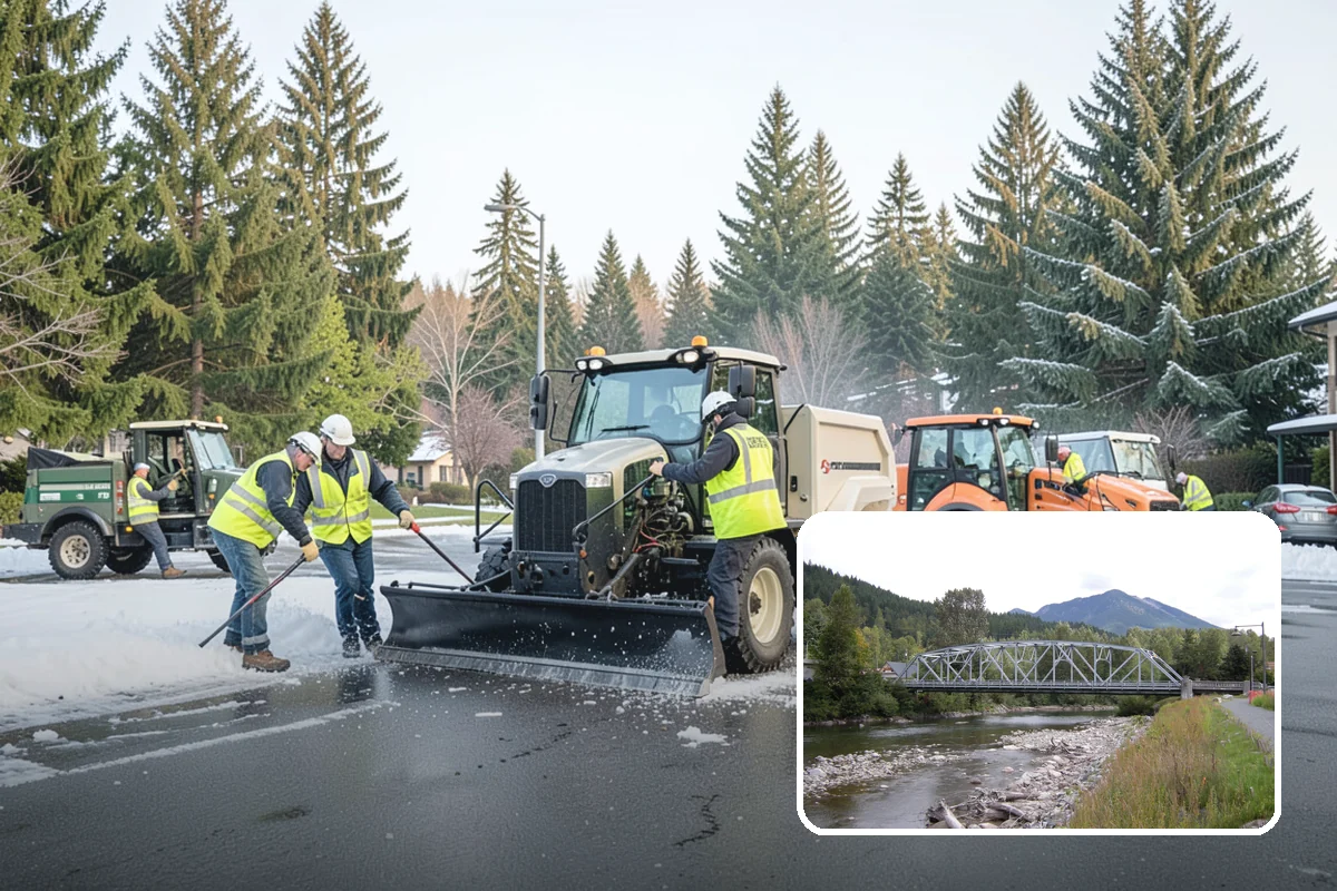 Parking Lot Paving in Skykomish, King County, WA - Engineered section sized to actual lot traffic