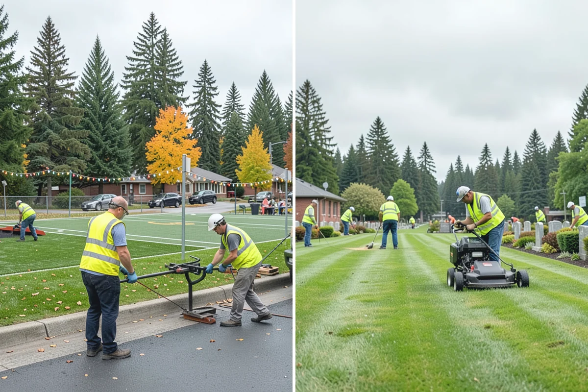 Parking Lot Paving in Skykomish, King County, WA - Grade and build the base to the design section