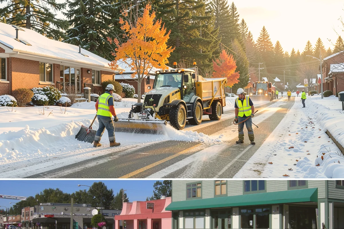 Parking Lot Paving in Snoqualmie, King County, WA - Lot paving is scheduled in summer to secure the dry, warm weather that quality compaction requires.