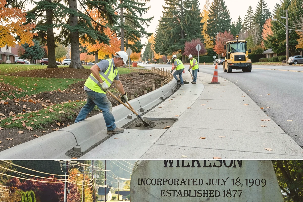 Parking Lot Paving in Wilkeson, Pierce County, WA - Lot paving is scheduled in summer to secure the dry, warm weather that quality compaction requires.