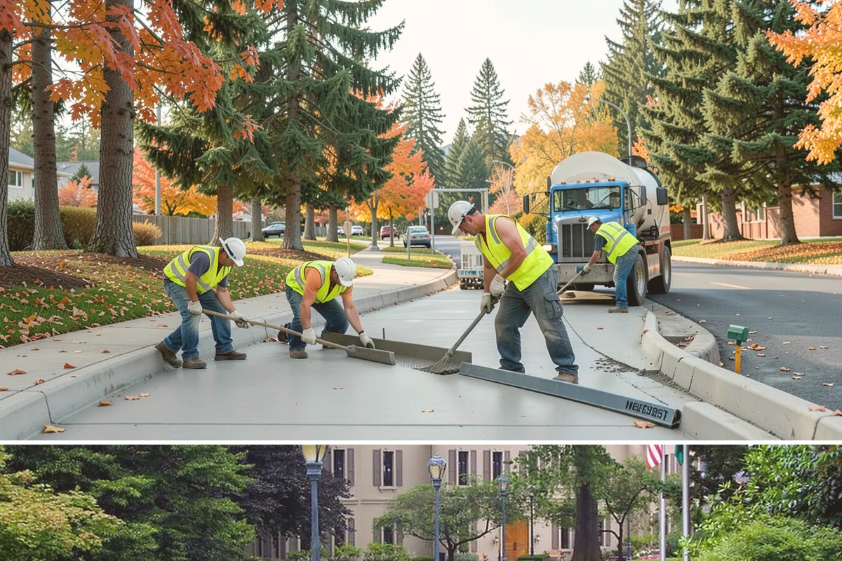 Parking Lot Paving in Woodinville, King County, WA - Lot paving is scheduled in summer to secure the dry, warm weather that quality compaction requires.