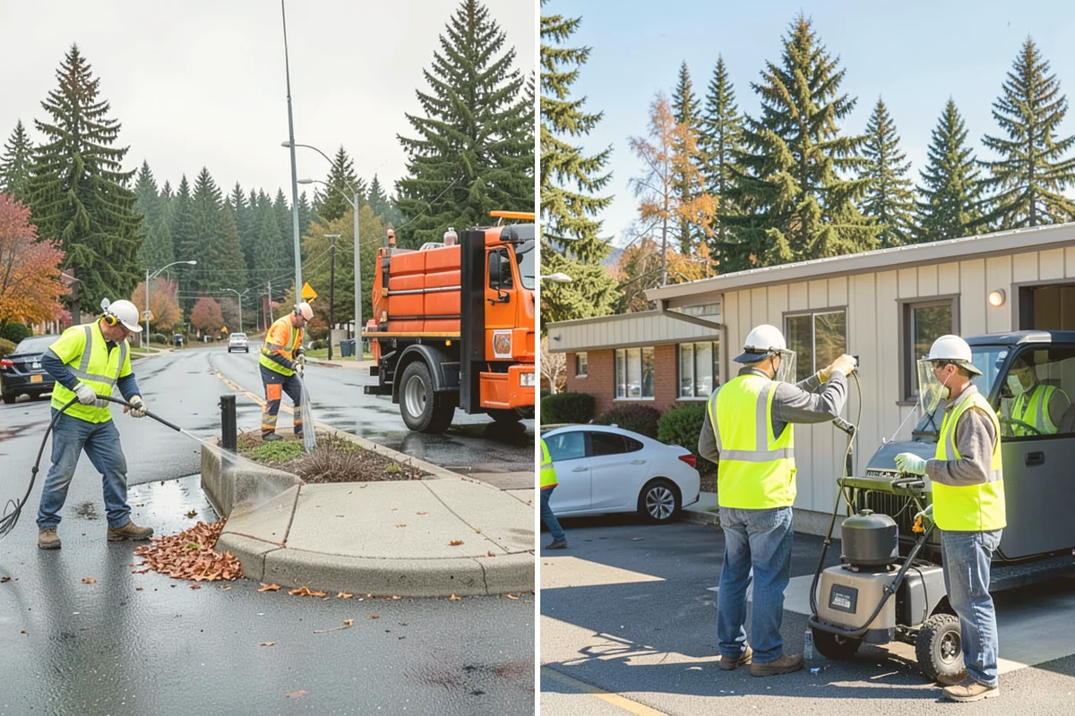 Parking Lot Restriping in Bellevue, King County, WA - Assess the lot and confirm the striping plan