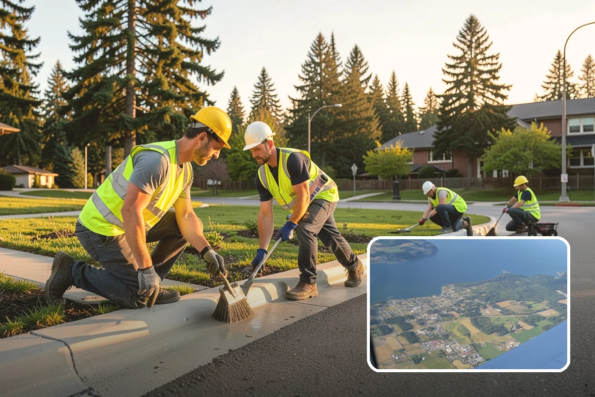 Parking Lot Restriping in Coupeville, Island County, WA - Recovered parking capacity from clear stalls