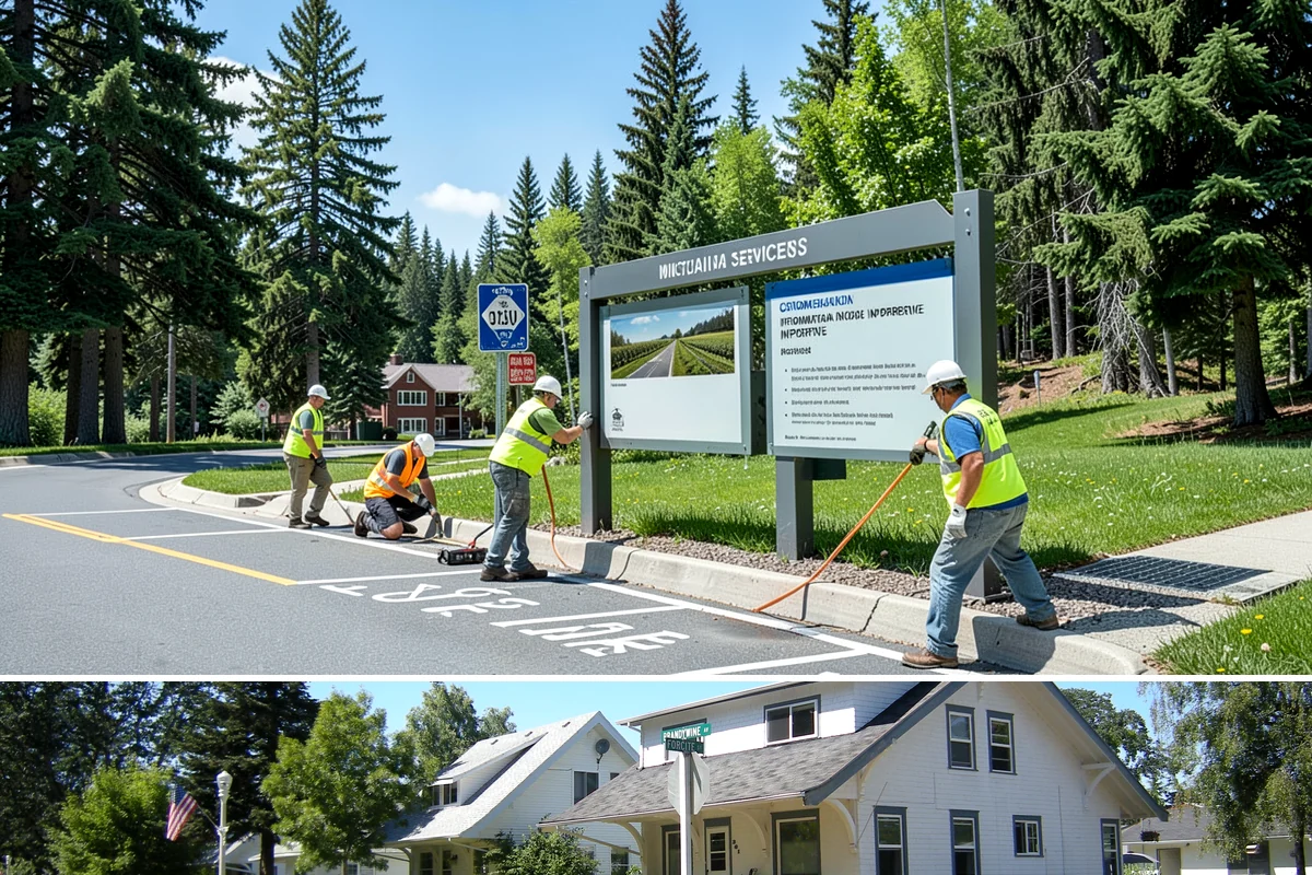 Parking Lot Restriping in DuPont, Pierce County, WA - Dry summer weather delivers the best adhesion and lets crews close sections of lot with minimal disruption.