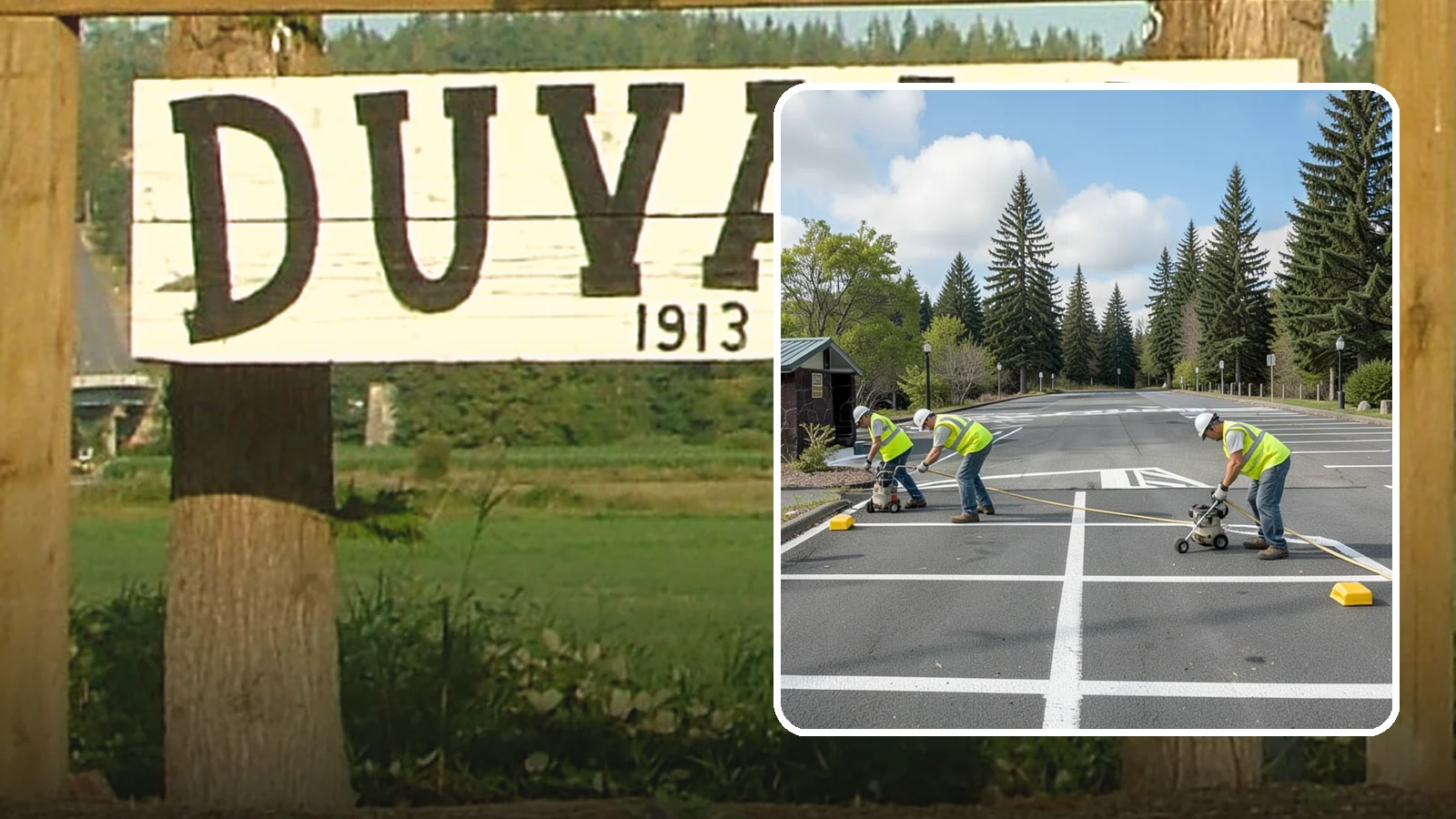 Parking Lot Restriping in Duvall, King County, WA - Restriping refreshes faded stalls and layouts in municipal and agency parking lots.