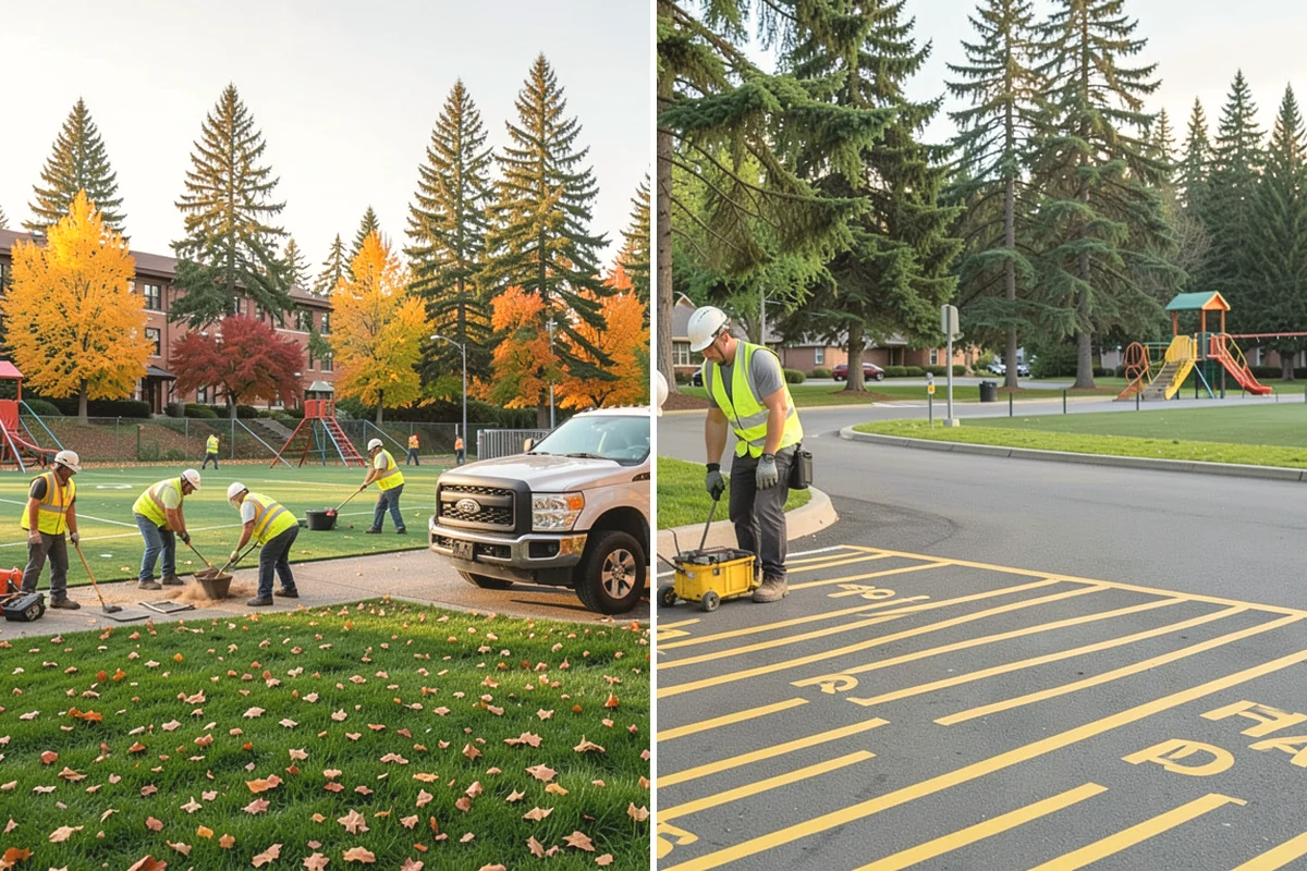 Parking Lot Restriping in Duvall, King County, WA - Assess the lot and confirm the striping plan