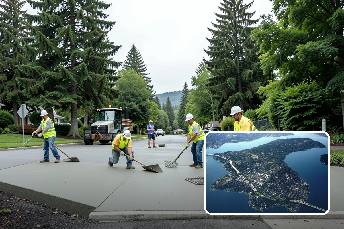 Parking Lot Restriping in Mercer Island, King County, WA - Recovered parking capacity from clear stalls