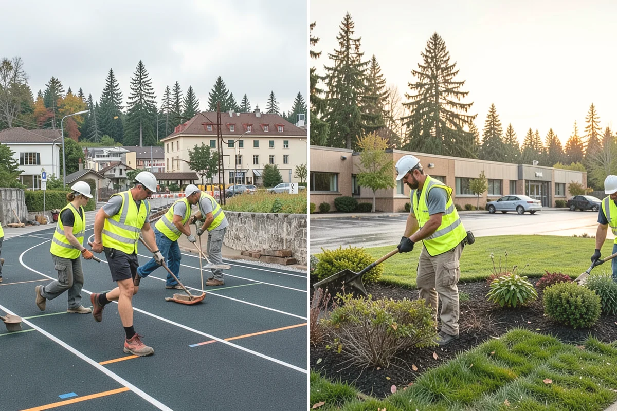 Parking Lot Restriping in Mountlake Terrace, Snohomish County, WA - Assess the lot and confirm the striping plan