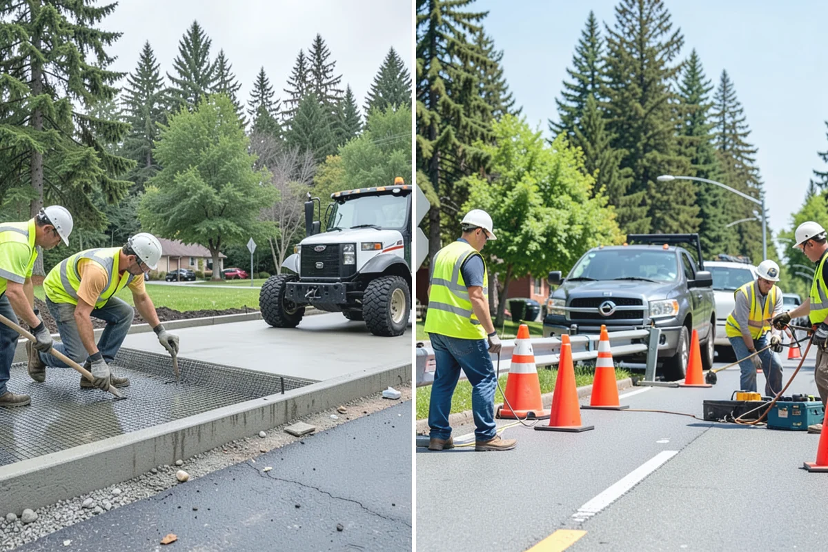 Parking Lot Restriping in Redmond, King County, WA - Assess the lot and confirm the striping plan