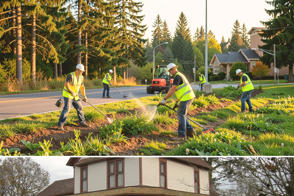 Parking Lot Restriping in Sumner, Pierce County, WA - Dry summer weather delivers the best adhesion and lets crews close sections of lot with minimal disruption.