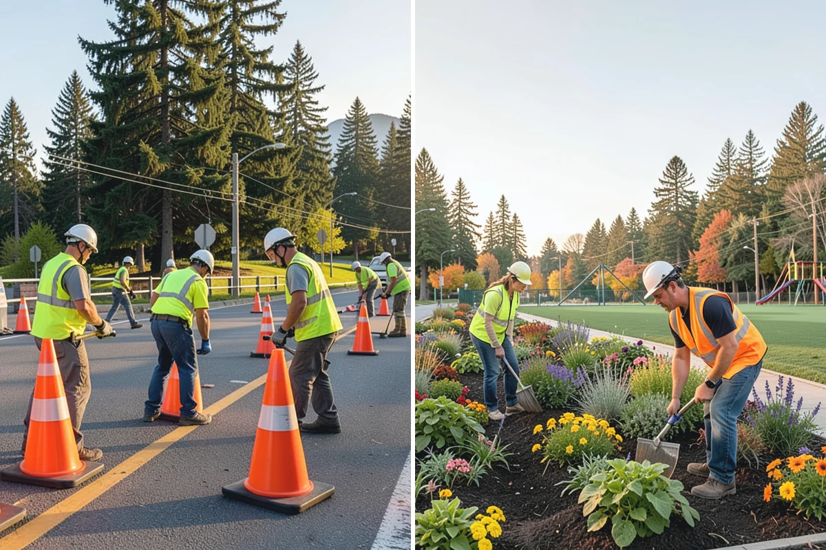 Parking Lot Restriping in Woodinville, King County, WA - Assess the lot and confirm the striping plan