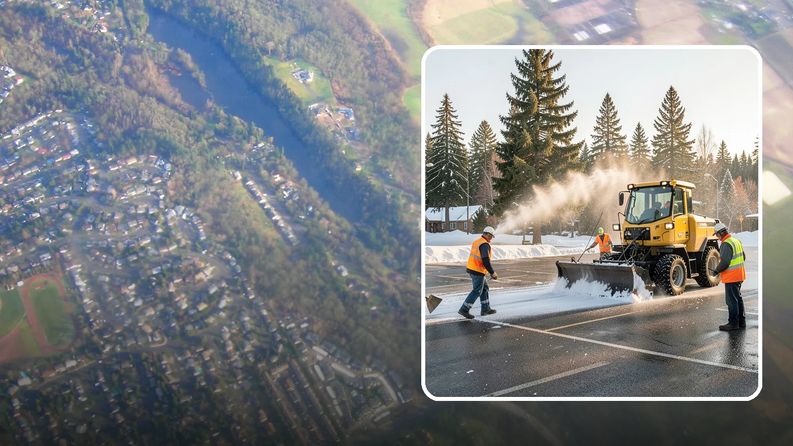 Parking Lot Snow Removal in Algona, King County, WA - Plow and clear public parking lots and facility lots to keep them open and safe during winter weather.