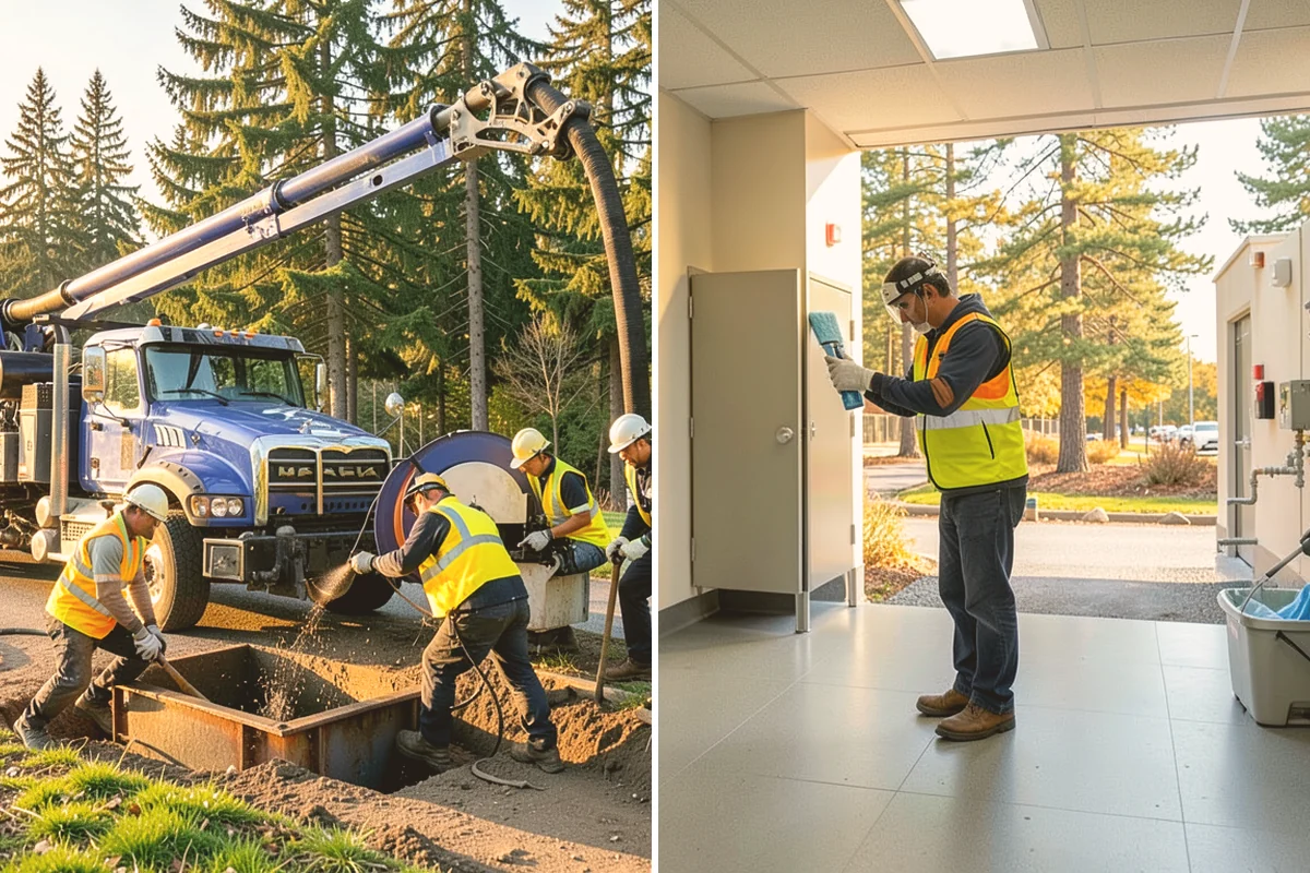 Parking Lot Snow Removal in Algona, King County, WA - Map lots, ADA stalls, and snow-storage areas with staff