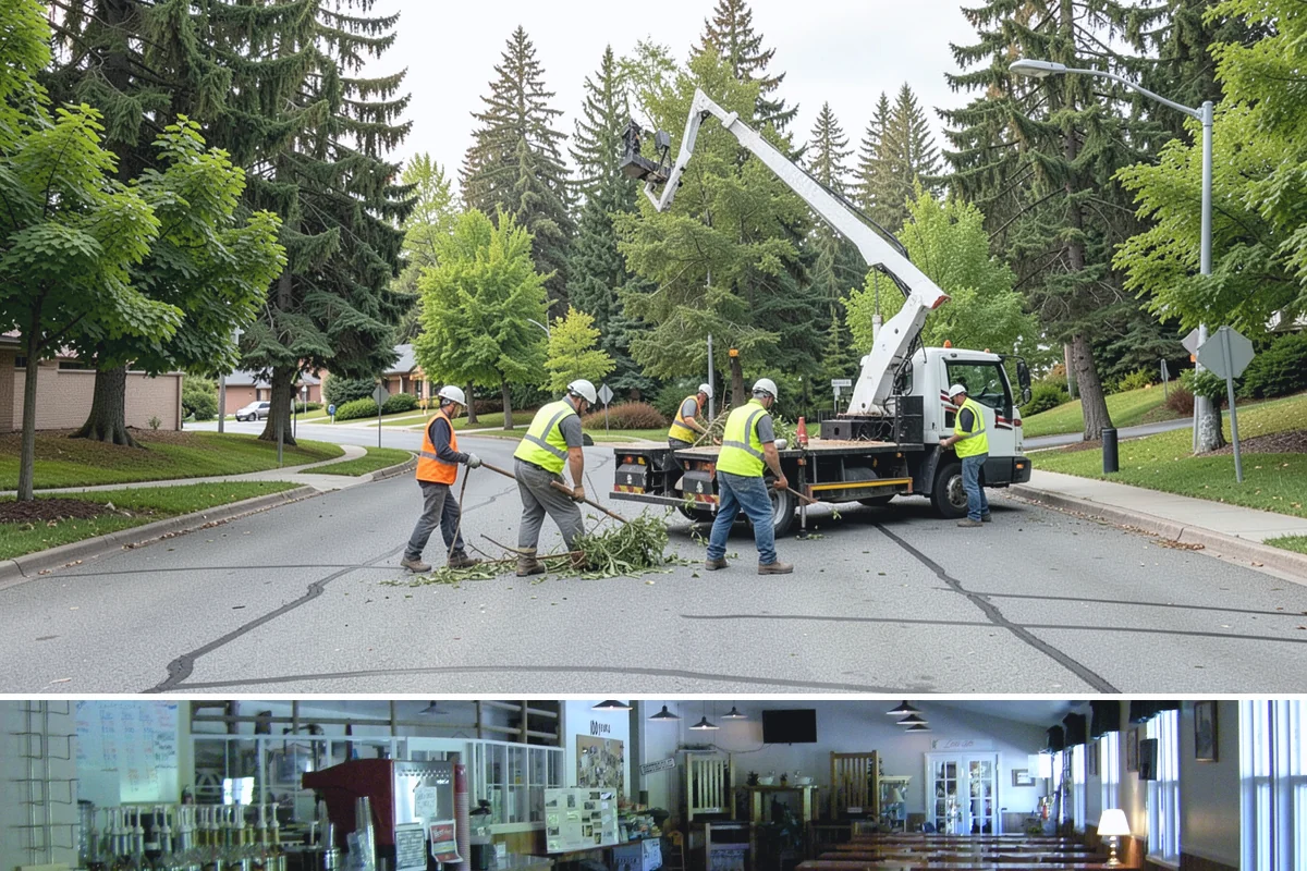 Parking Lot Snow Removal in Black Diamond, King County, WA - Lot clearing runs through the winter season, mobilized for each accumulating snow event from November into March.